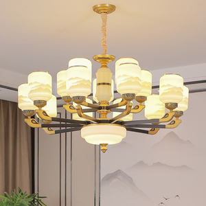 新中式吊灯客厅大灯2022新款轻奢现代餐厅卧室家用中国风灯具灯饰