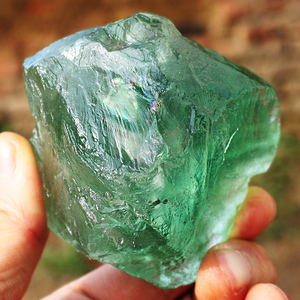易晶缘天然绿色萤石原石摆件大号矿石毛料装饰造景水晶石头雕刻宝
