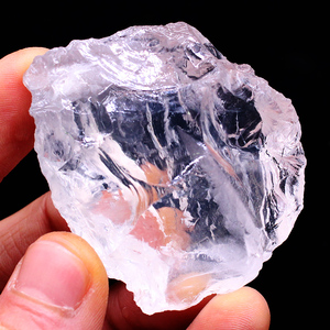 易晶缘天然白水晶原石毛料石头摆件手握把玩镇纸装饰矿石宝石