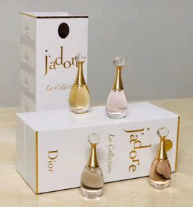 dior迪奥香水小样q版花漾甜心真我璀璨女士淡香四件套礼盒装5ml*4