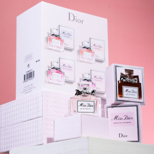 dior迪奥香水小样淡香q版花漾甜心小姐淡香四件套礼盒装5ml*4