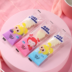 咭咭豆盒装奶棒宝宝创意奶粉制棒棒糖卡通形状儿童零食180g/盒