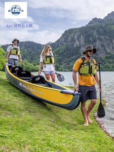 AquaMarina/乐划战斧皮划艇单双人三人充气独木舟高端充气船kayak
