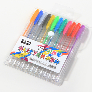 12色36色48色100色彩色中性笔芯荧光笔芯闪光彩色芯水粉子弹头水