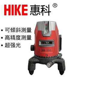 hike惠科水平仪进口激光五线超强绿光户外工地吊顶墙地砖测量仪器