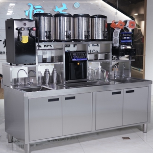 奶茶店水吧台商用