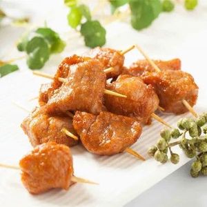 正大凝香迷你串牙签肉迷你鸡肉串 冷冻半成品油炸铁板微辣 400g