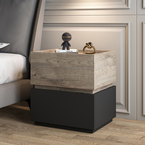北欧床头柜现代简约卧室创意组合储物柜民宿用木轻奢高级感床边柜