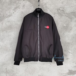 balenciaga/巴黎世家 21fw新款万事达双圈飞行棒球服男夹克外套女