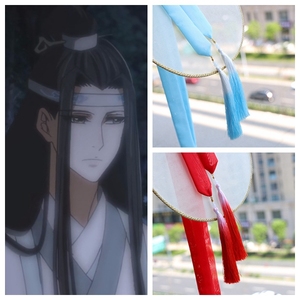 发带古风魔道祖师蓝忘机同款抹额魏无羡发带流苏发饰cos汉服飘带