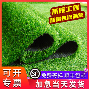 仿真草坪地毯假人造人工塑料垫子地垫工地围挡足球场户外草坪草皮