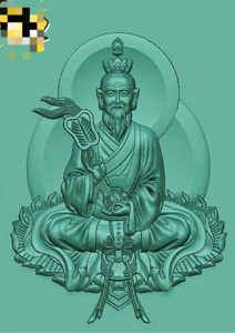 独家新款 道教人物精雕图太乙真人浮雕图元始天尊太上老君