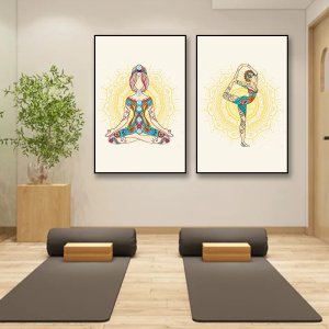 馆装饰画印度东南亚风格禅意挂画泰式壁画om瑜伽专用壁画3人付款21