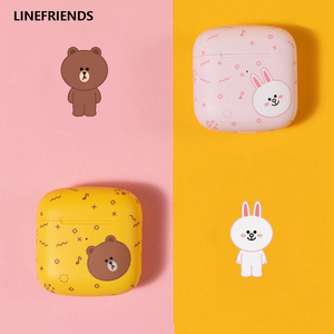 linefriends联名无线音乐蓝牙耳机布朗熊可爱女生款长续航入耳式
