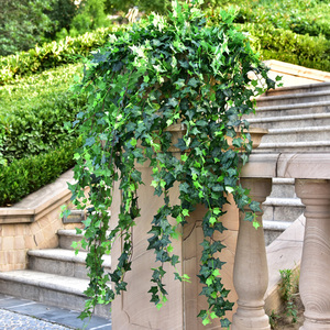 仿真爬山虎假树叶藤蔓绿叶子墙面吊兰壁挂垂吊篮藤条装饰植物绿植