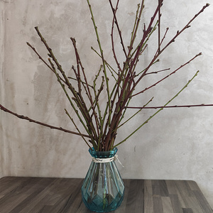 干枝桃花枝手工装饰干树枝开花桃枝木本花卉卧室阳台天然插花摆件