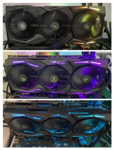 猛禽显卡导光条华硕猛禽显卡原厂灯1080ti2060s2070s2080ti5700xt