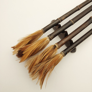 王华笔庄鸡毫长峰大楷毛笔文笔专业书法隶书草书国画狂草写意泼墨