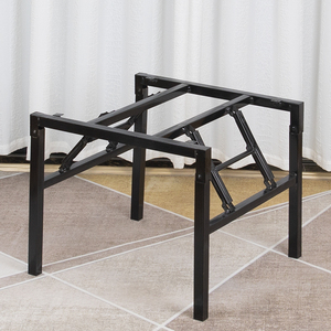 饭桌腿支架 餐桌脚架子 桌腿支架 折叠桌子架正方形 可折叠桌子腿