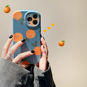 橘子手机壳软壳苹果