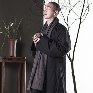 居士服男冬季