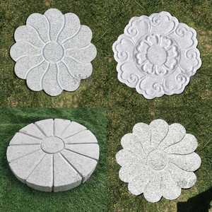 庭院踏步石防滑花园垫脚石脚踏铺路户外地砖石装饰草坪圆形汀步石