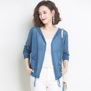 冰丝外搭针织开衫防晒衣女2022新款夏季披肩薄款短被肩小外套夏天