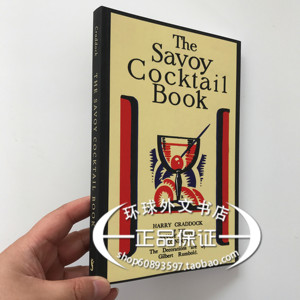 现货原版thesavoycocktailbookharrycraddock萨伏伊鸡尾酒书