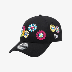 2022年春季新品newera村上隆联名太阳花鸭舌帽子男女情侣款