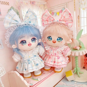 棉花娃娃十二星座衣服女女式成衣20cm男娃超便宜迷你毛绒玩具公仔