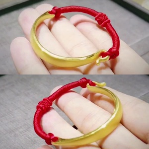 3d硬金半金手镯