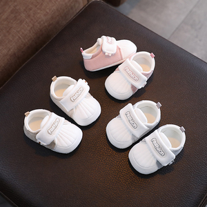 新生婴儿鞋袜春款秋季不掉0-6到12个月男女3宝宝8学步9软底鞋一岁