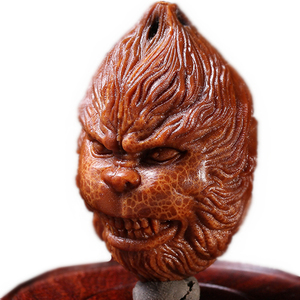 橄榄核雕刻大圣超大巴西印尼大橄榄金刚猴头悟空单粒手把