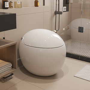 德国鸡蛋型创意智能马桶全自动圆形个性坐便器小户型小尺寸短小款
