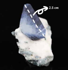 黄黄灬黄淘宝【三青七】蓝锥矿&柱星叶石 美国 矿标原石矿物标本0人