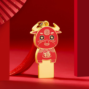 元旦故宫文创小礼品生肖牛u盘创意生日礼物闺蜜新年年会定制产品