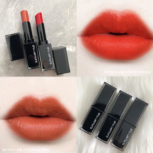 植村秀小黑方785哑光持久保湿滋润rd163 784 585 193口红雾面橘