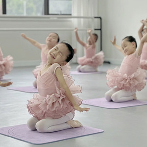 儿童舞蹈服女童练功服女孩夏季短袖跳舞衣服中国舞民族舞练舞服装