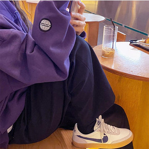 酷设计感小众韩版宽松连帽百搭外套上衣加绒加厚卫衣女嘻哈潮ins