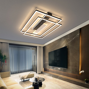 客厅灯现代简约大气led吸顶灯饰2021年新款大厅主灯全屋套装灯具