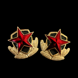 库存正品老货92武文职肩牌徽87武文职硬肩板徽军迷收藏衔金属徽章