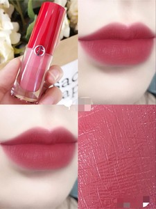 andy美妆全球购淘宝阿玛尼新款限量磨砂唇釉 小胖丁200 305 406红管