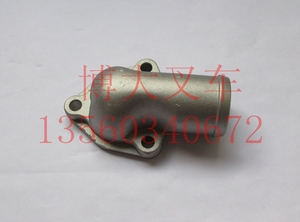 叉车配件 日产叉车td27发动机节温器上盖/出水口