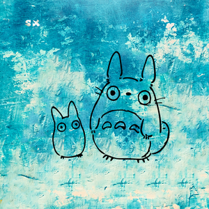 日漫宫崎骏久石让龙猫卡通无痕胶贴笔记本行李箱汽车身内饰装饰贴