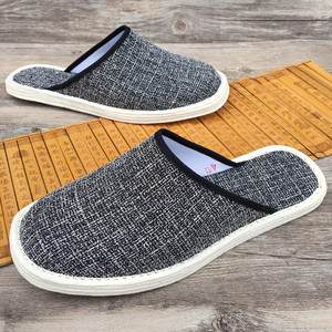 老北京布拖鞋男女手工千层底拖鞋居家防滑地板拖麻布休闲布鞋拖鞋