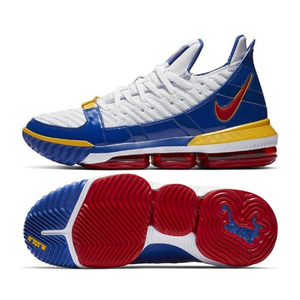nike lebron lbj 16 耐克詹姆斯16超人配色实战篮球鞋 cd2450-100
