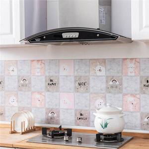 家用厨房防油贴纸装饰灶台桌面贴纸防水耐高温防油贴易撕无痕墙纸