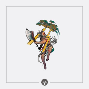 再变@become 盘古开天纹身师联名花臂纹身贴防水持久纹身贴男霸气