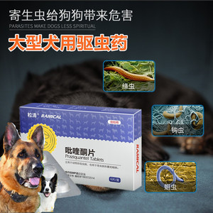德国边境牧羊犬体内驱虫药萨摩拉布拉多大型犬幼犬狗狗专用打虫药