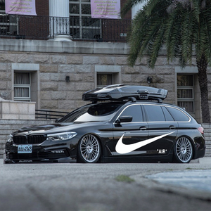 汽车潮牌耐克大勾个性改装抖音同款nike车身创意拉花贴纸划痕遮挡